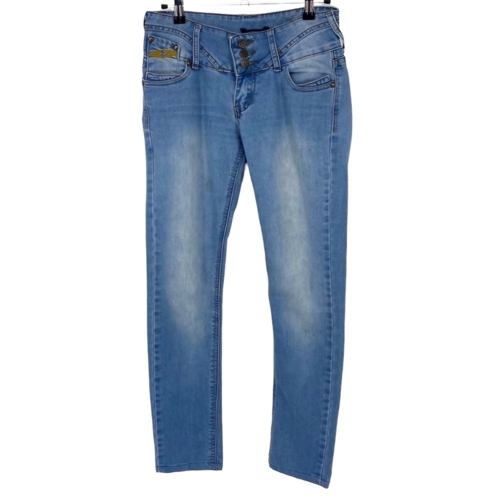 Giovn Kivin Stretch Light Wash Skinny Jeans‎